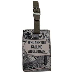 NWT‎ Who Are You Calling An Old Bag? Suitcase Luggage Tag Identifier Label ID